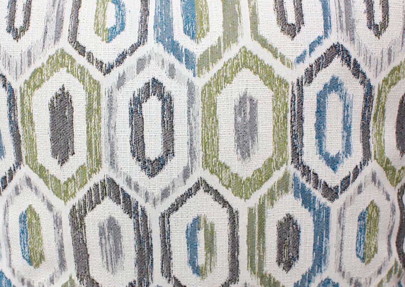 Smoke Gray Surge Sectional Sofa by Lane Geo Patterned Accent Pillow Detail | Home Furniture Plus Bedding