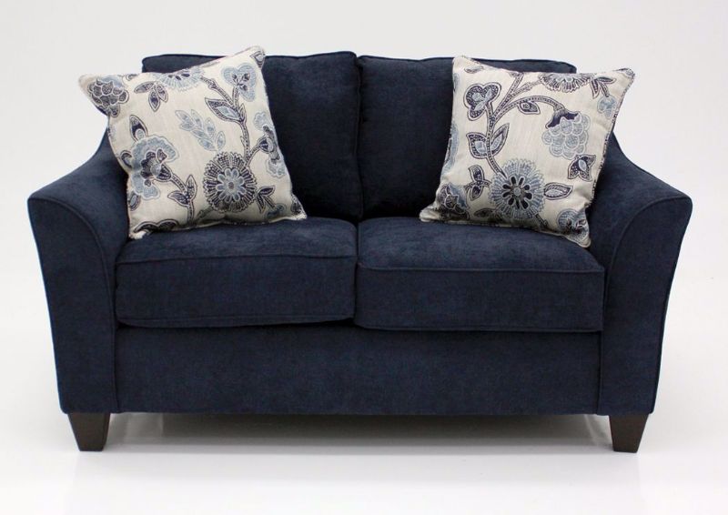 Blue Prelude Loveseat by Lane, Front Facing | Home Furniture Plus Bedding