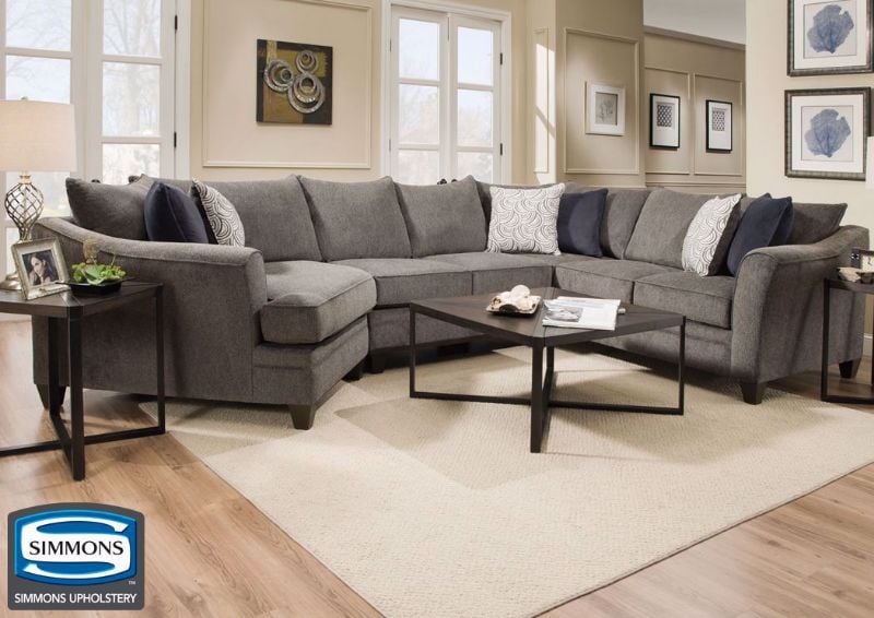 Hudson Sectional Sofa Gray Home