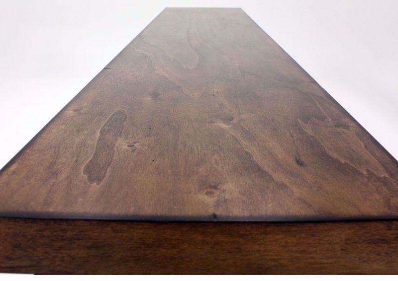 Brown Chandler Sofa Table Bar Set Showing Table Top Detail | Home Furniture Plus Bedding