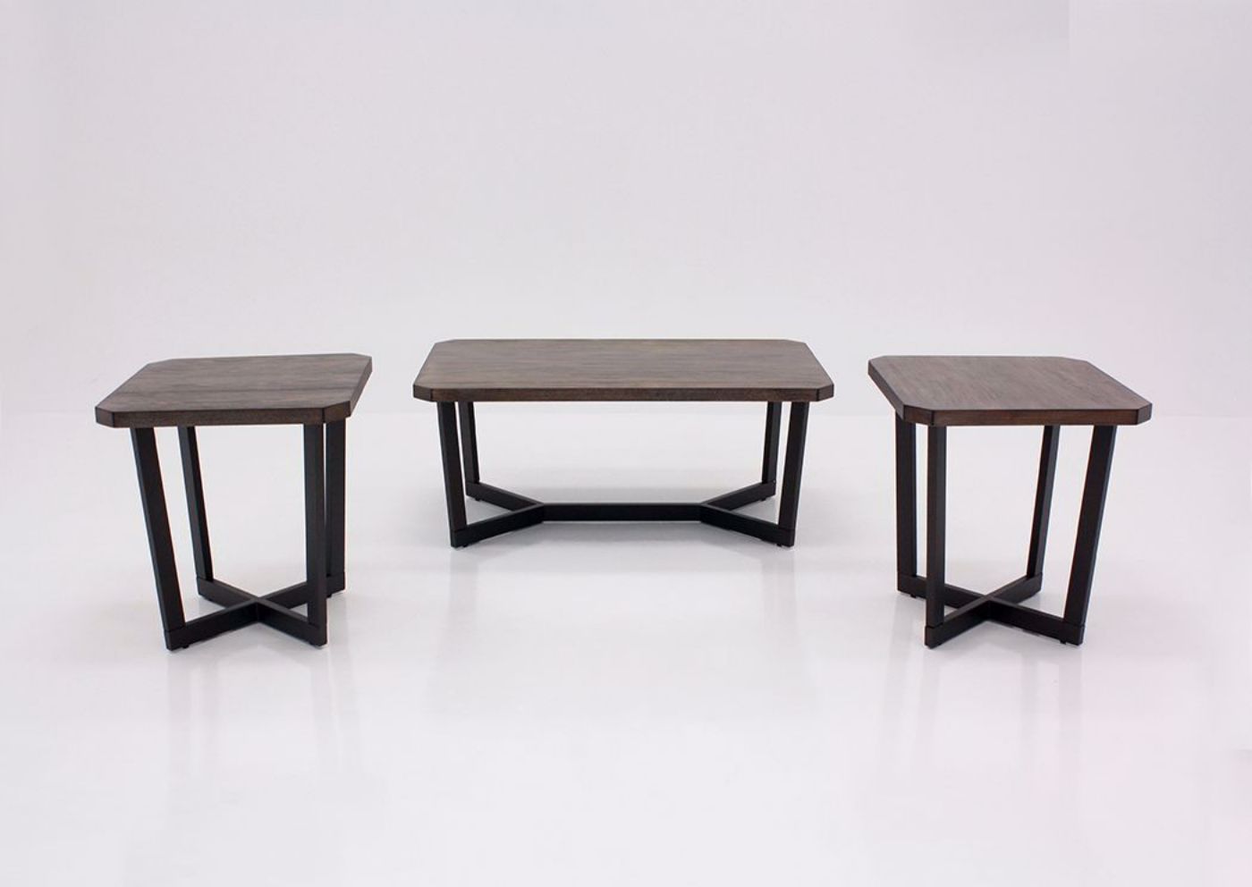 Brown Lane 3 Piece Coffee Table Set by United Facing Front | Home Furniture Plus Mattress