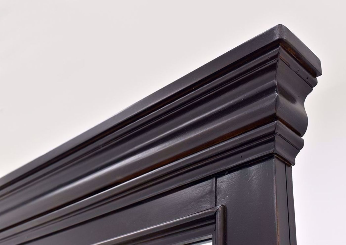 Dark Brown Brynhurst Dresser with Mirror by Ashley Furniture Showing the Mirror Frame Detail | Home Furniture Plus Mattress