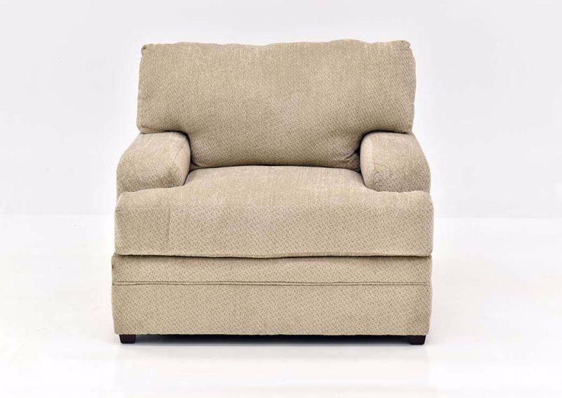 Beige Bellamy Chair by Simmons Upholstery Facing Front | Home Furniture Plus Mattress
