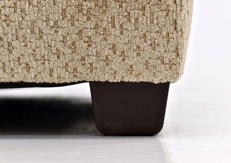 Beige Bellamy Chair by Simmons Upholstery Showing the Foot Detail | Home Furniture Plus Mattress