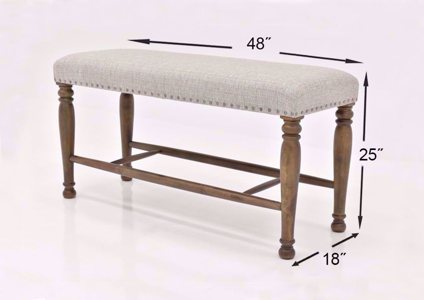 Lettner Counter Height Dining Table Set Brown Home Furniture