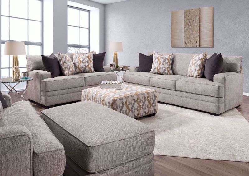 Beige Protege Sofa Set by Franklin in a Room Setting | Home Furniture Plus Bedding