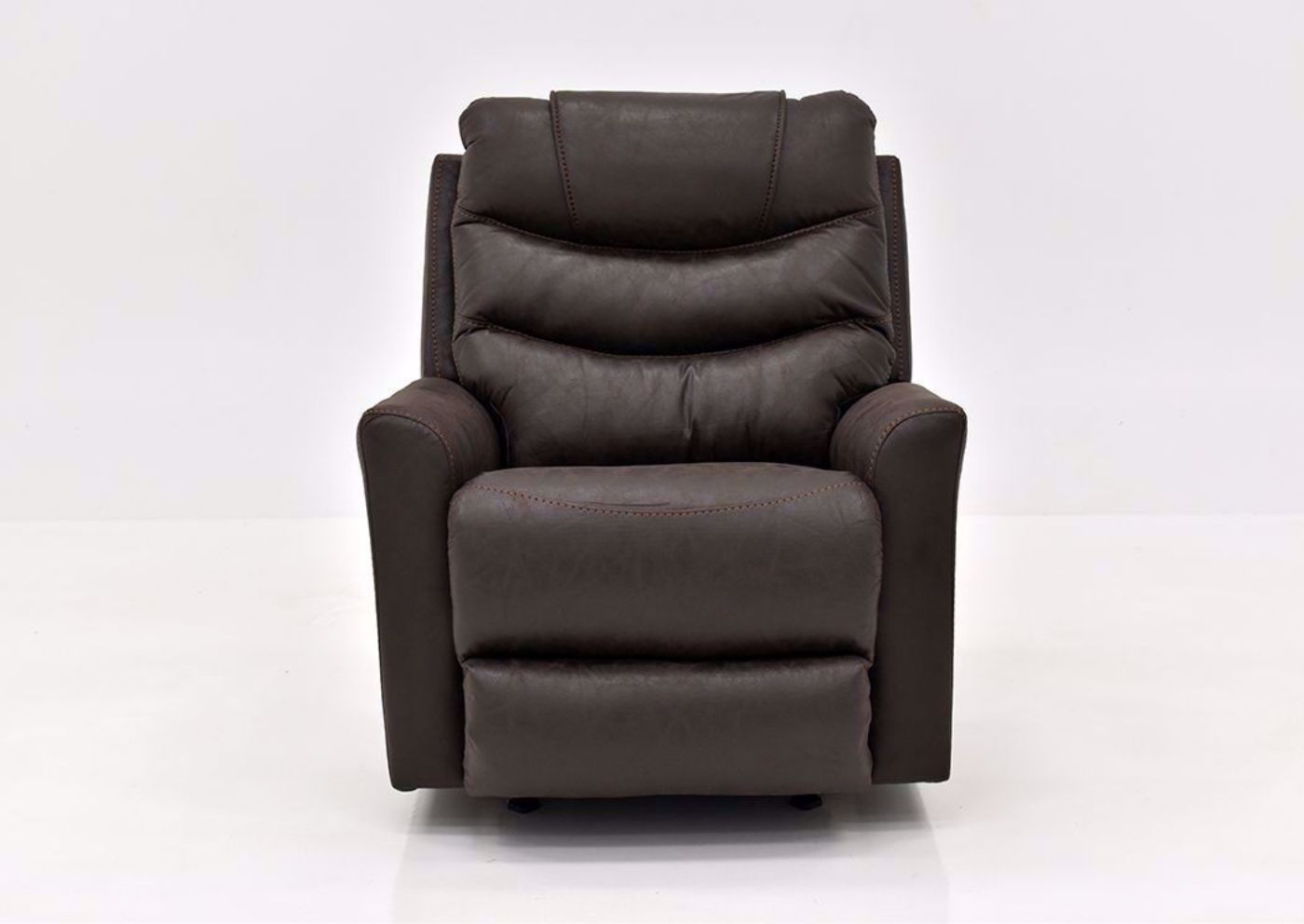 Coffee Brown Barnette Power Rocker Recliner by Lane Facing Front | Home Furniture Plus Mattress