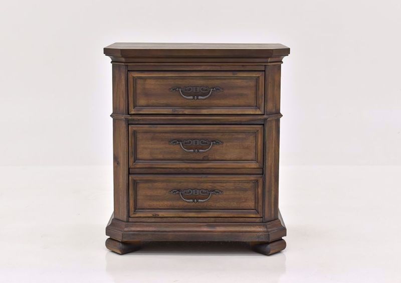 Hickory Brown Casa Grande Nightstand by Lane Furnishings Facing Front | Home Furniture Plus Mattress