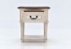 Antique White Realyn Nightstand by Ashley Furniture Facing Front With the Drawer Open | Home Furniture Plus Mattress