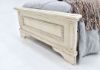 Antique White Realyn Upholstered Twin Bed by Ashley Furniture  Showing the Upholstered Footboard Detail | Home Furniture Plus Mattress