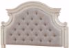 Antique White Realyn Upholstered Full Bed by Ashley Furniture Showing the Headboard | Home Furniture Plus Mattress