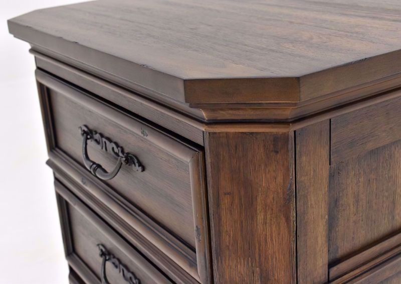 Hickory Brown Casa Grande Nightstand by Lane Furnishings Showing the Nightstand Detail | Home Furniture Plus Mattress