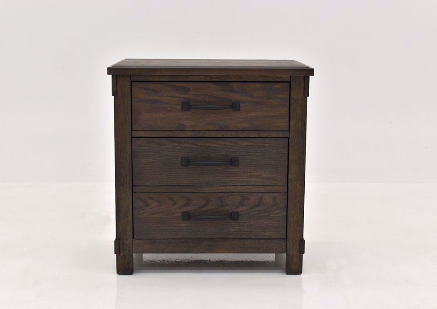 Dark Brown Scott Nightstand Facing Front | Home Furniture Plus Mattress
