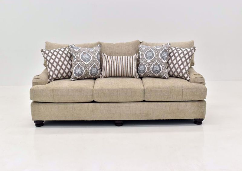Tan Beige Archie Sofa by Albany Facing Front | Home Furniture Plus Mattress