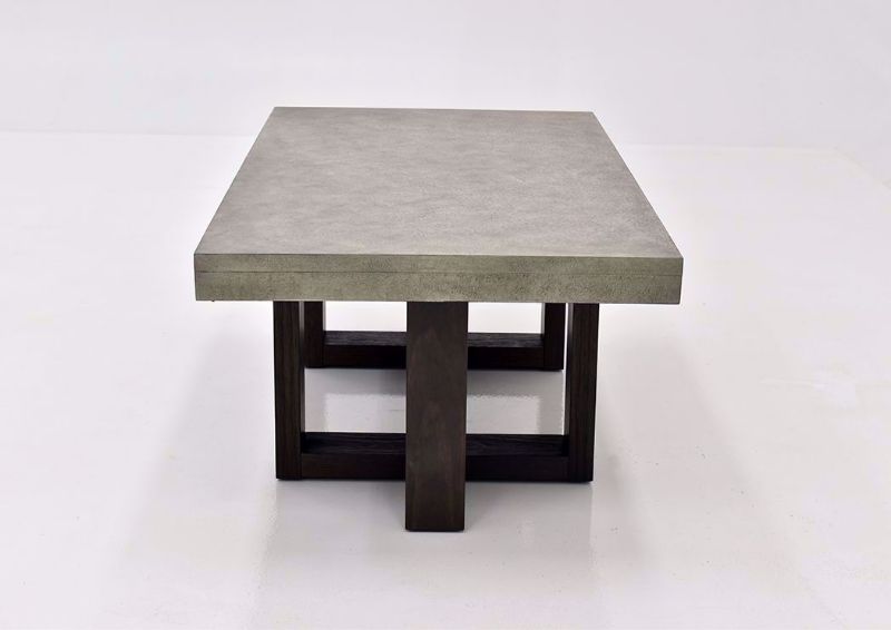 Gray Titan Coffee Table by Lane Furnishings Showing the Side View | Home Furniture Plus Mattress