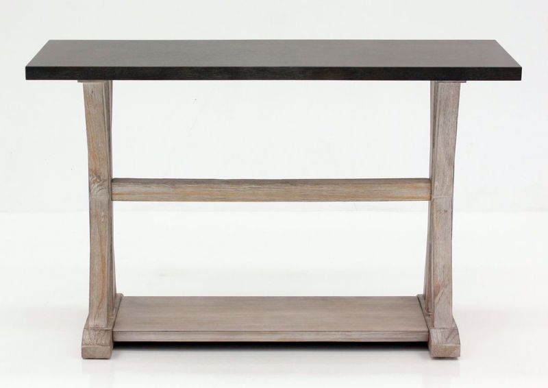 Brown Jefferson Sofa Table Facing Front | Home Furniture Plus Mattress