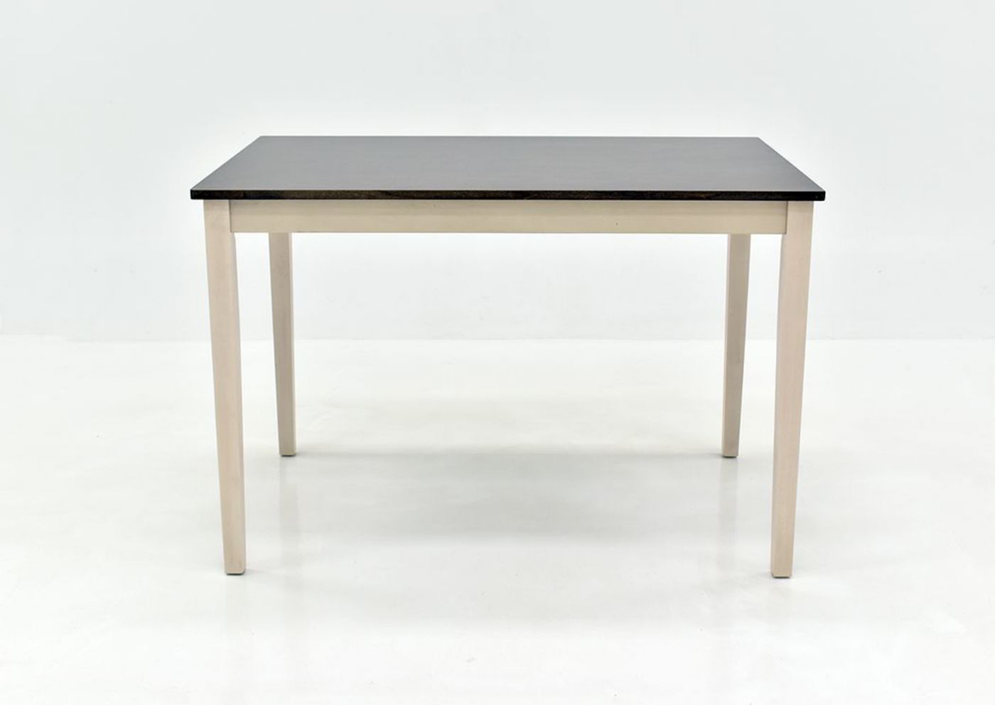 Side View of the White and Gray Brody Table by Crown Mark International | Home Furniture Plus Bedding