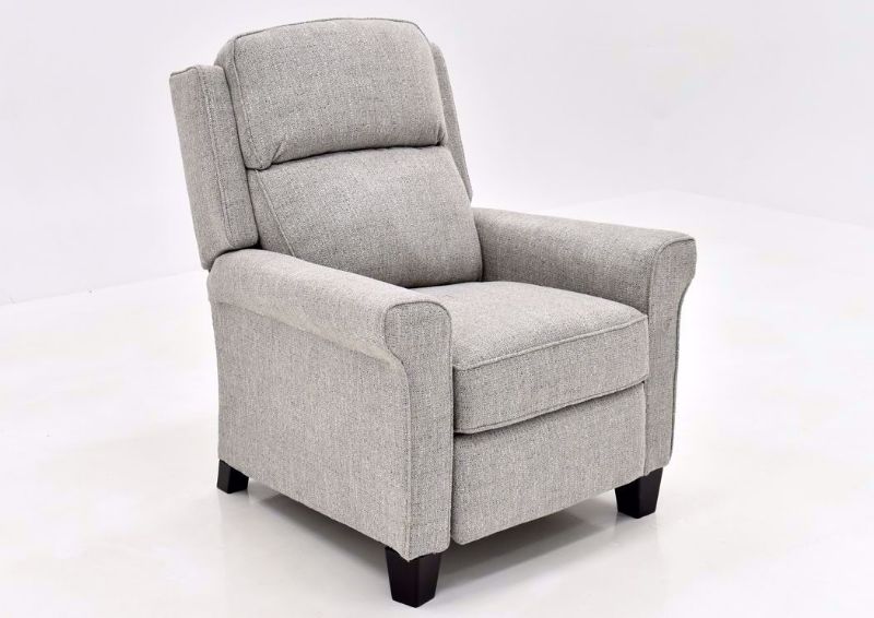 Gray Evanside Contemporary Power Recliner by Ashley Furniture at an Angle | Home Furniture Plus Mattress