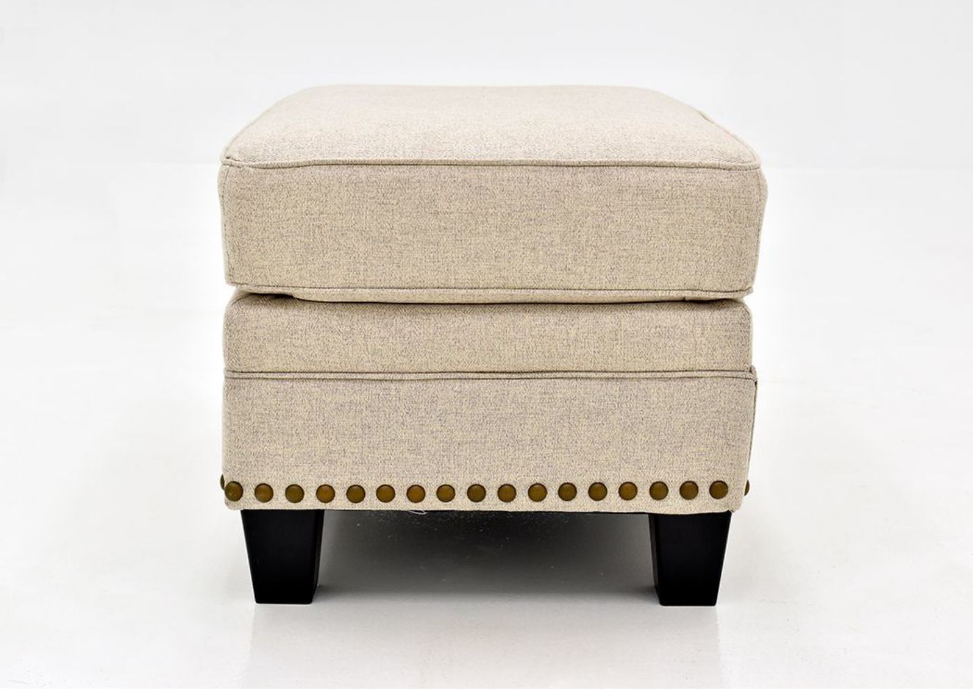 Picture of Claredon Ottoman- Beige