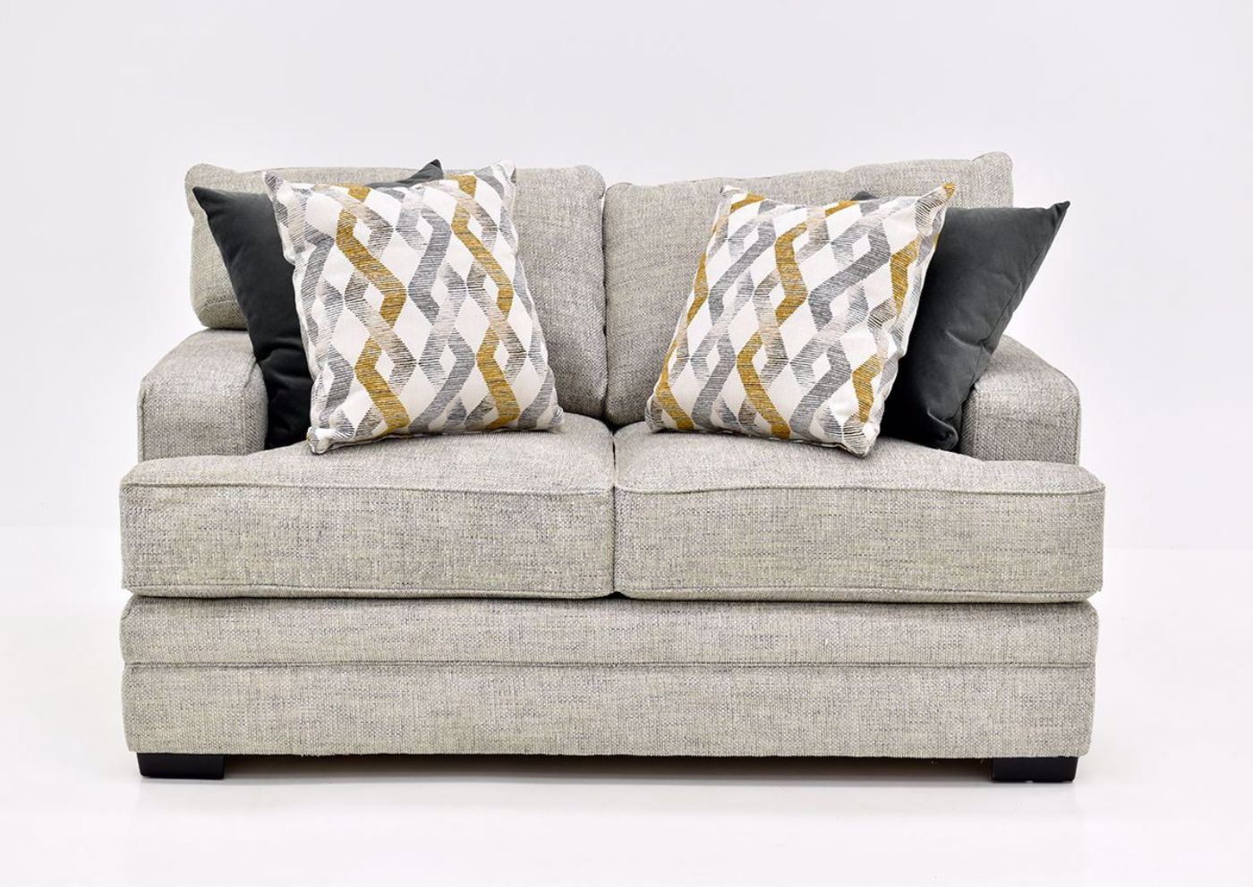 Beige Protege Loveseat by Franklin front view | Home Furniture Plus Bedding