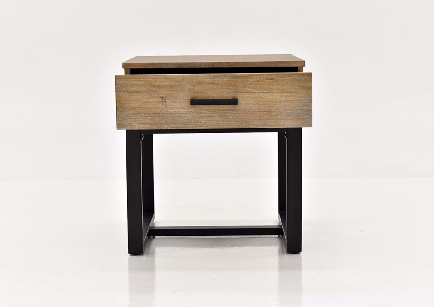 Brown Frisco End Table Open Front View by Lane Furniture | Home Furniture Plus Mattress
