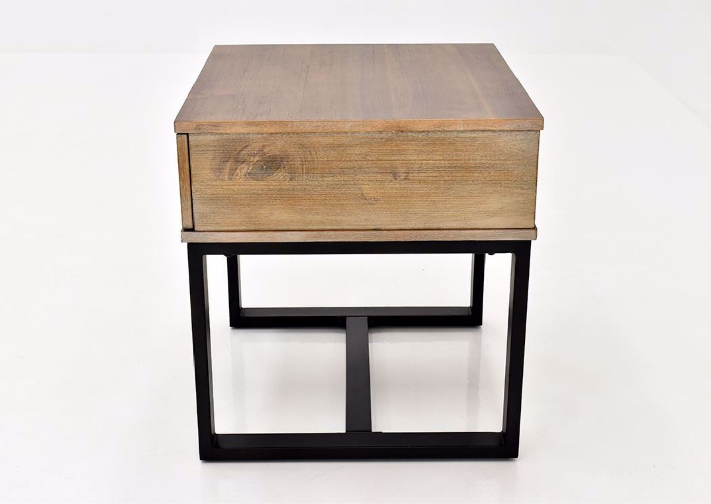 Brown Frisco End Table Side View by Lane Furniture | Home Furniture Plus Mattress