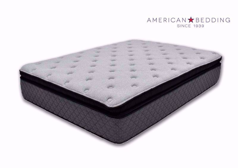 Anthem Pillow Top Twin Size Mattress by American Bedding Angle View | Home Furniture Plus Bedding