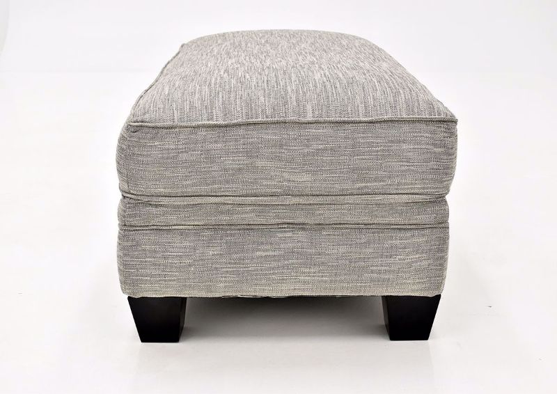 Gray Springer Ottoman by Franklin Side View | Home Furniture Plus Bedding