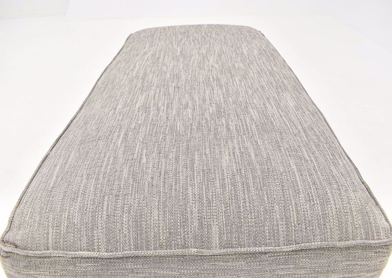 Gray Springer Ottoman by Franklin Top View | Home Furniture Plus Bedding