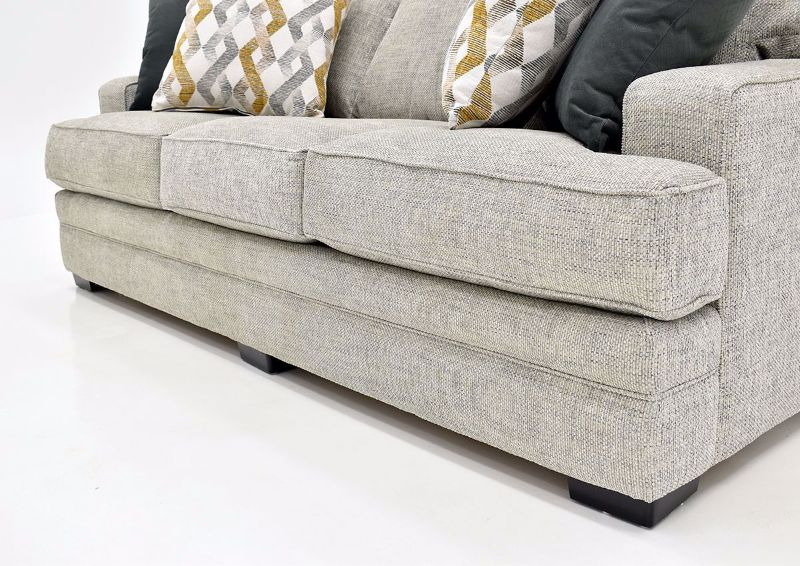 Beige Protege Sofa by Franklin close up angle view | Home Furniture Plus Bedding