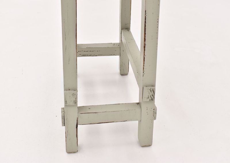 Gray Hayes 30 Inch Bar Stool by Rustic Imports close up of legs | Home Furniture Plus Bedding
