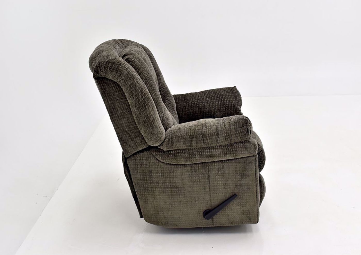 Mink Show Biz Swivel Recliner by Lane Home Furnishings Side View | Home Furniture Plus Bedding