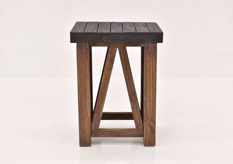 Brown Spencer Chairside Table by Vintage Furniture | Home Furniture Plus Bedding