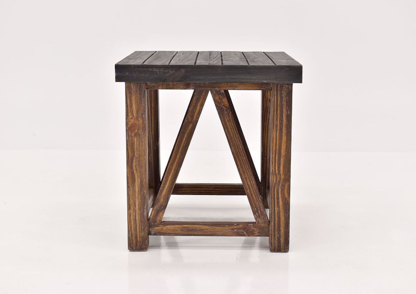 Brown Spencer End Table by Vintage Furniture | Home Furniture Plus Bedding