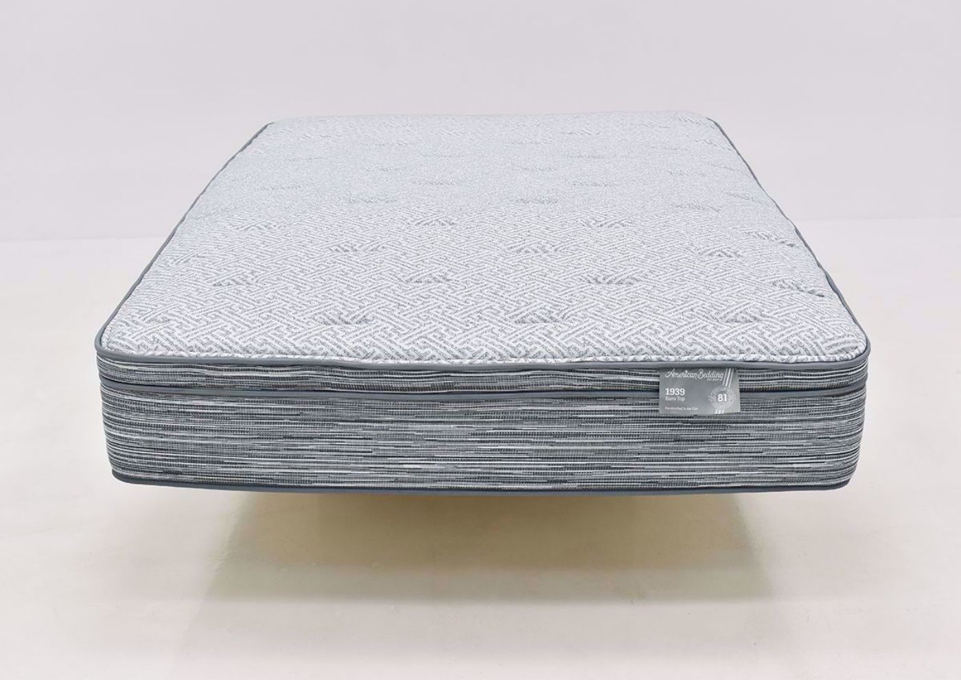 View from the Footboard Area Looking Toward the Top of the Twin Size Belle Euro Top Mattress by Corsicana | Home Furniture Plus Bedding