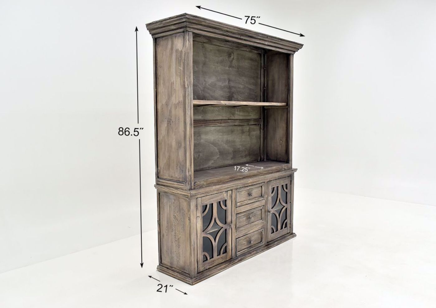 Granite Brown Westgate Entertainment Center  by Vintage Furniture dimensions | Home Furniture Plus Bedding