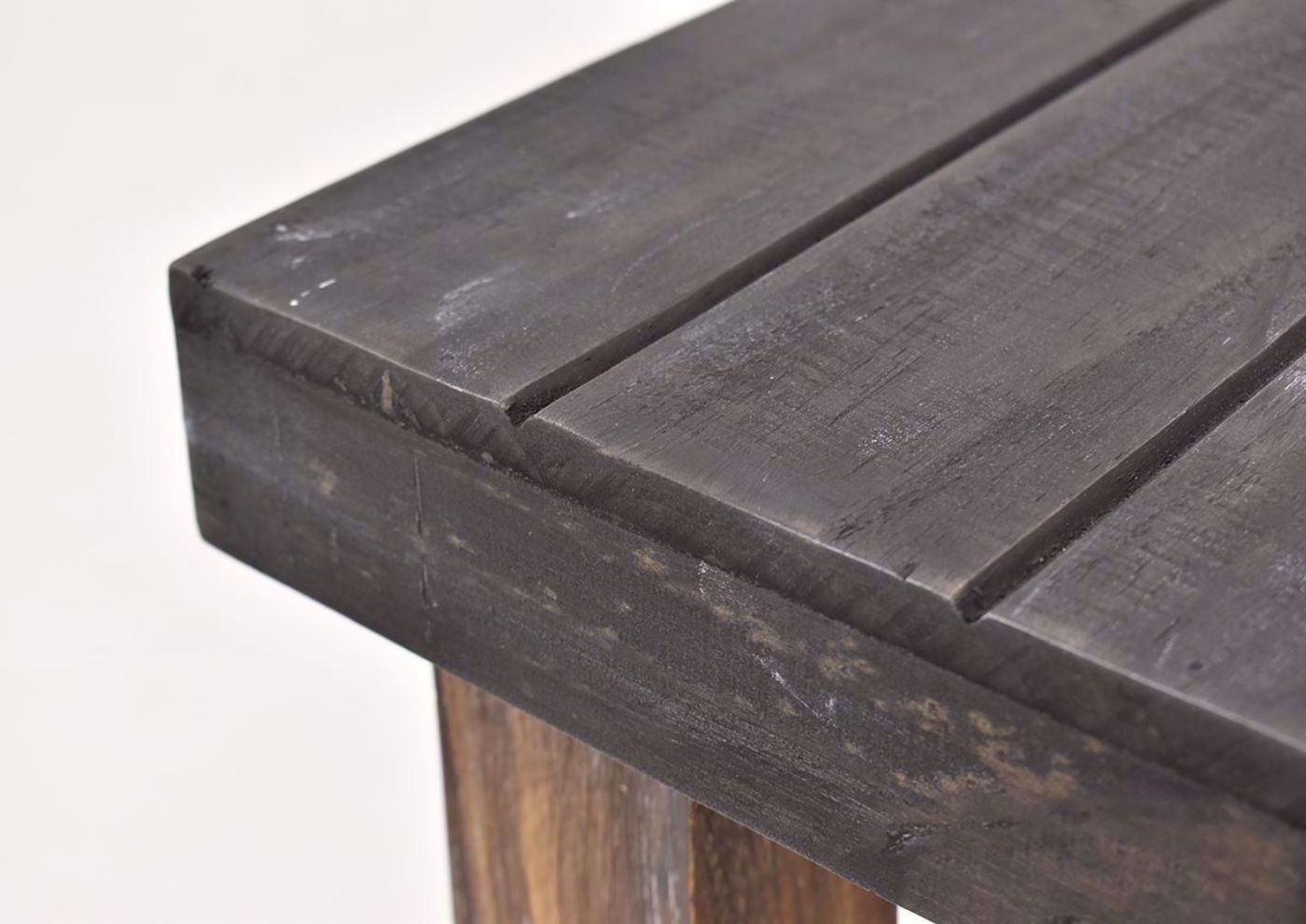 Brown Spencer End Table by Vintage Furniture close up of top | Home Furniture Plus Bedding