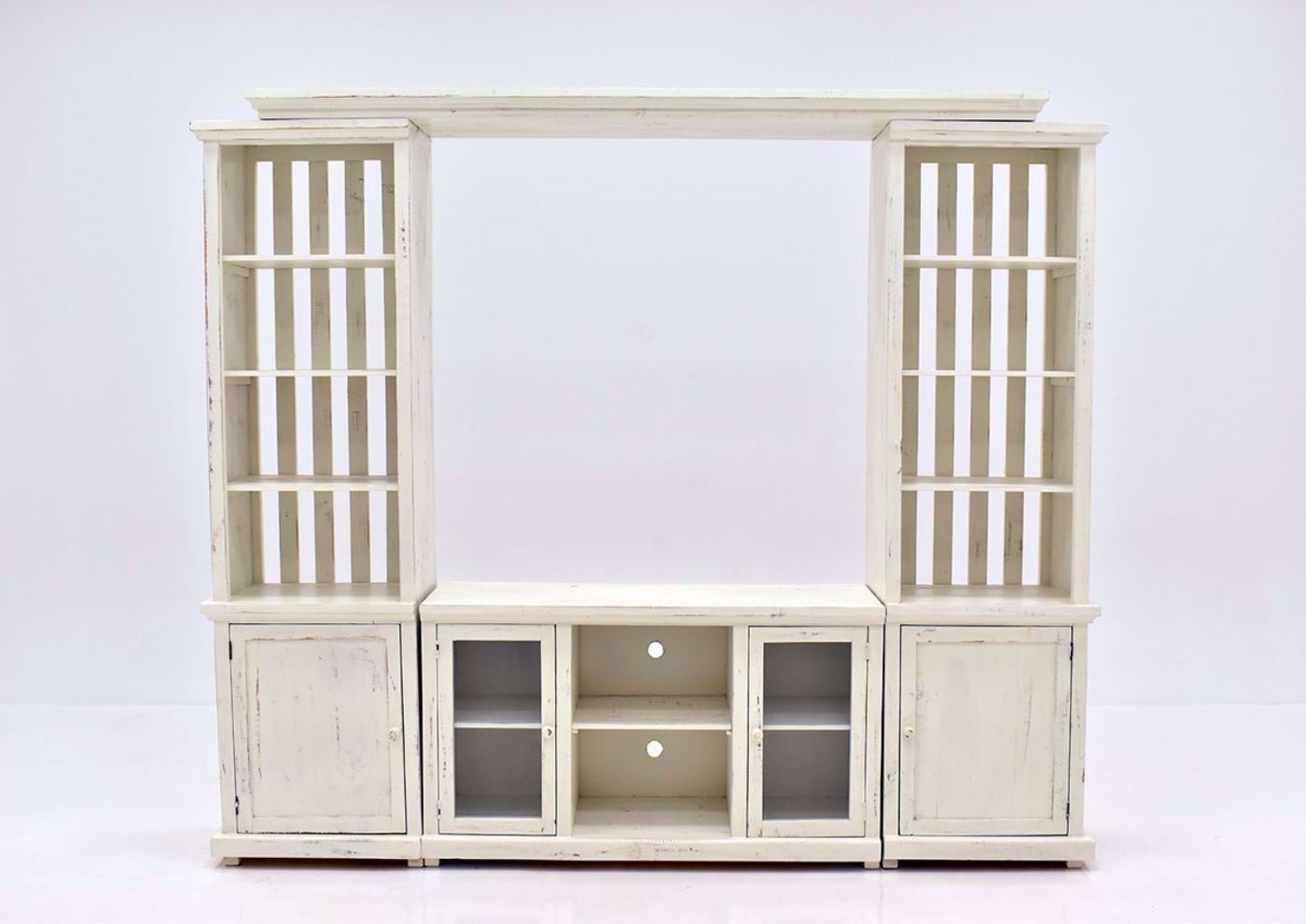 Garrison Entertainment Center – White  | Home Furniture Plus Bedding
