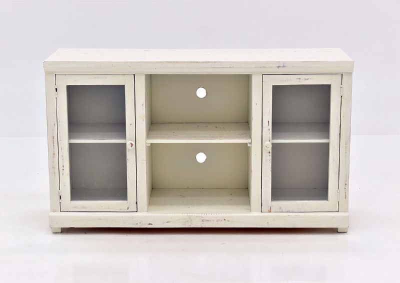 Garrison TV Stand/Console - White | Home Furniture Plus Bedding