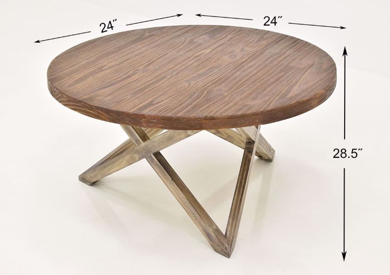 Brown Galaxy Coffee Table by Vintage Furniture dimensions | Home Furniture Plus Bedding