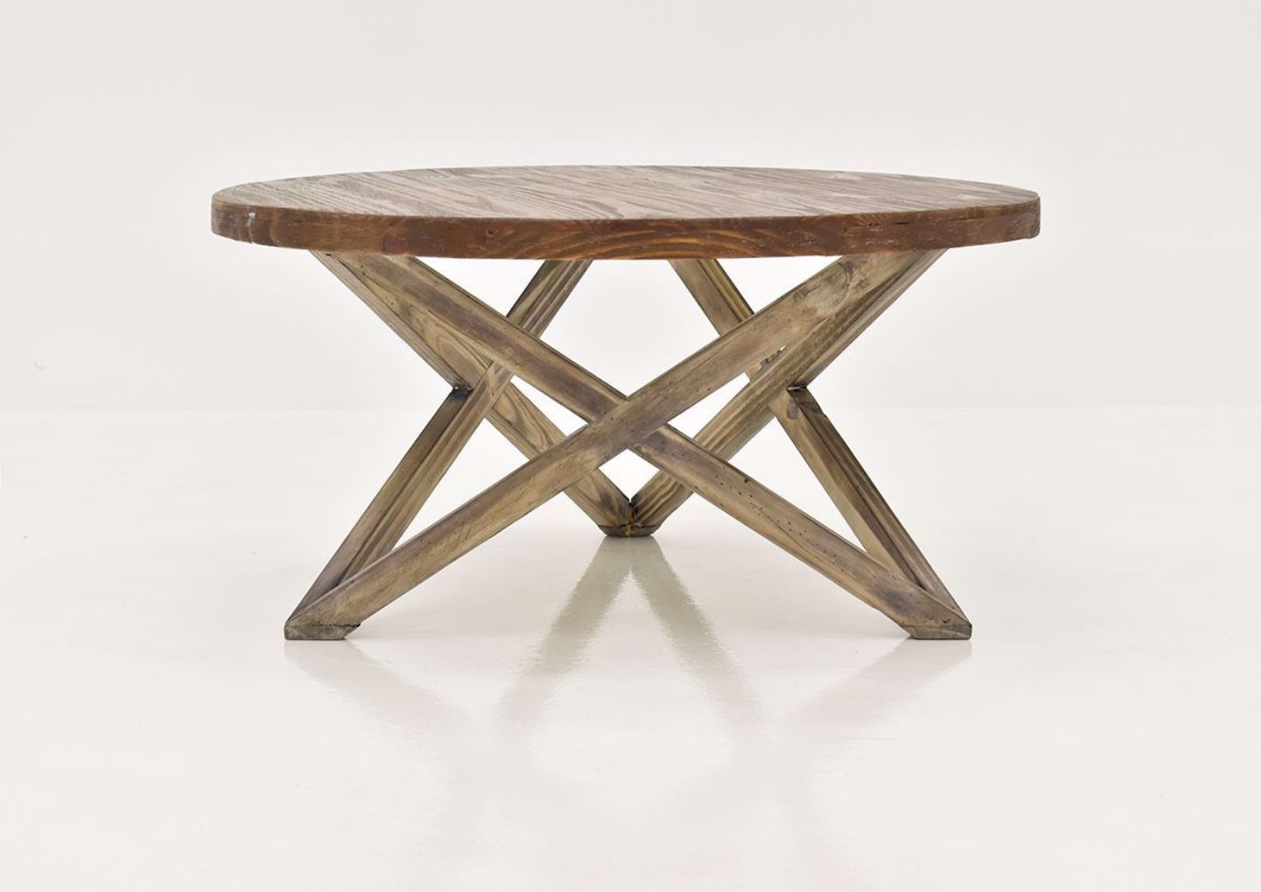 Brown Galaxy Coffee Table by Vintage Furniture side view | Home Furniture Plus Bedding