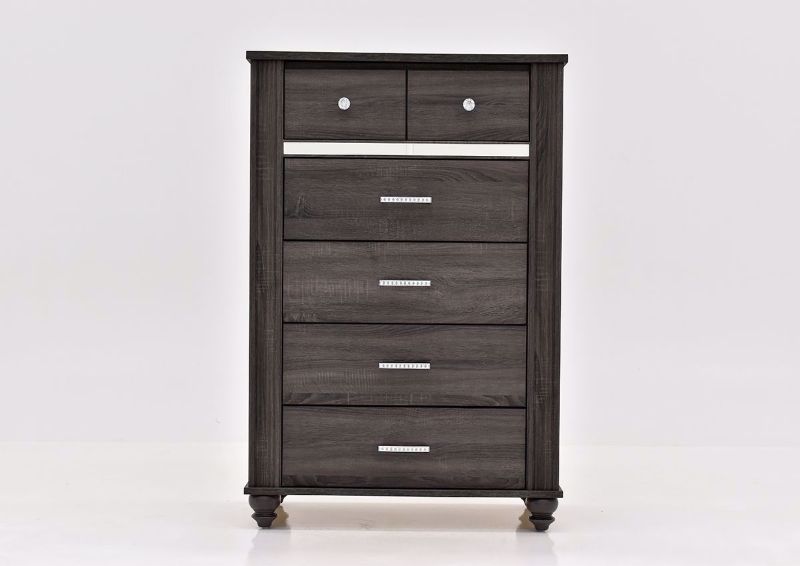 Gaston Chest of Drawers by Crown Mark with Gray Finish | Home Furniture Plus Bedding