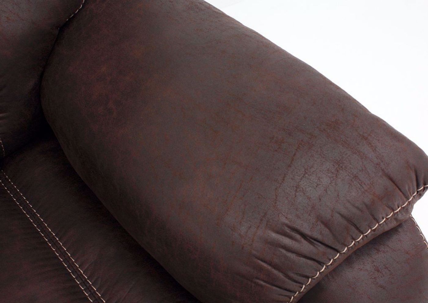 Brown Palance Swivel Glider Recliner Showing the Pillow Arm Detail | Home Furniture Plus Mattress