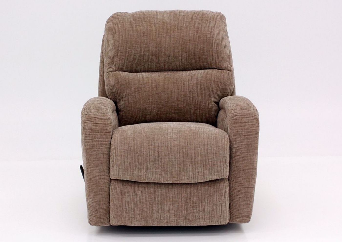 Tan Laurence Swivel Glider Recliner, Front Facing | Home Furniture Plus Mattress