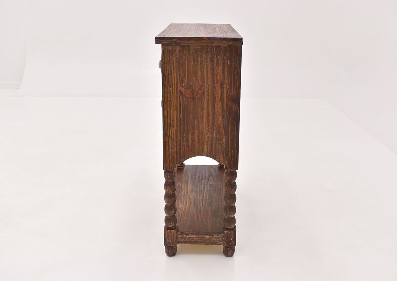 Hazel 2 Drawer Accent Console Table - Brown | Home Furniture