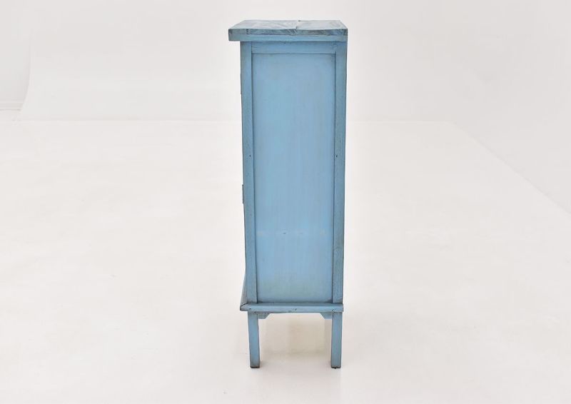 Naples Accent Table with Rustic Blue side | Home Furniture Plus Bedding