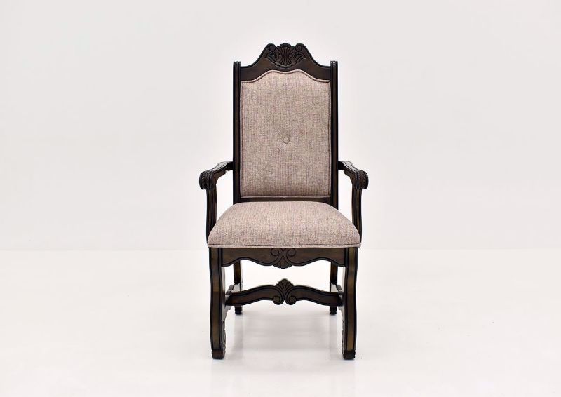 Brown Renaissance Arm Chair | Home Furniture Plus Bedding
