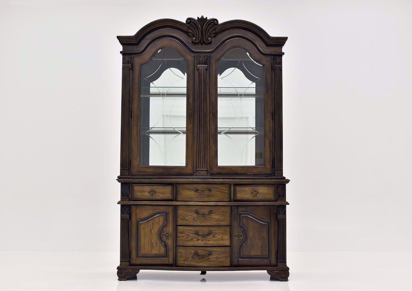 Brown Renaissance Dining Hutch & Server | Home Furniture Plus Bedding