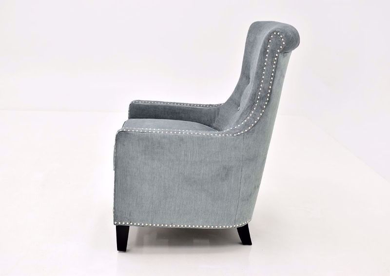 Blue Riker Accent Chair Side | Home Furniture Plus Bedding