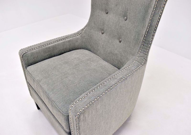 Gray Riker Accent Chair above View | Home Furniture Plus Bedding